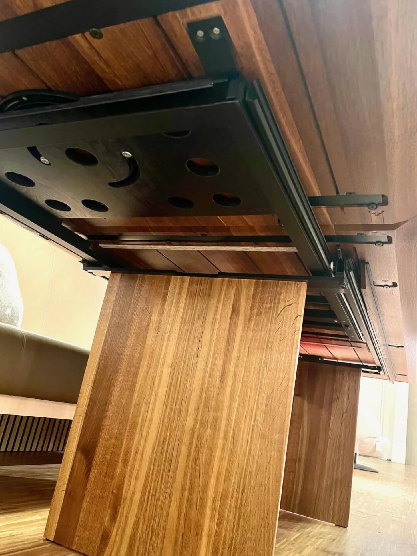 Esstisch Sigma Eiche Massiv Geräuchert Inklusive Auszug