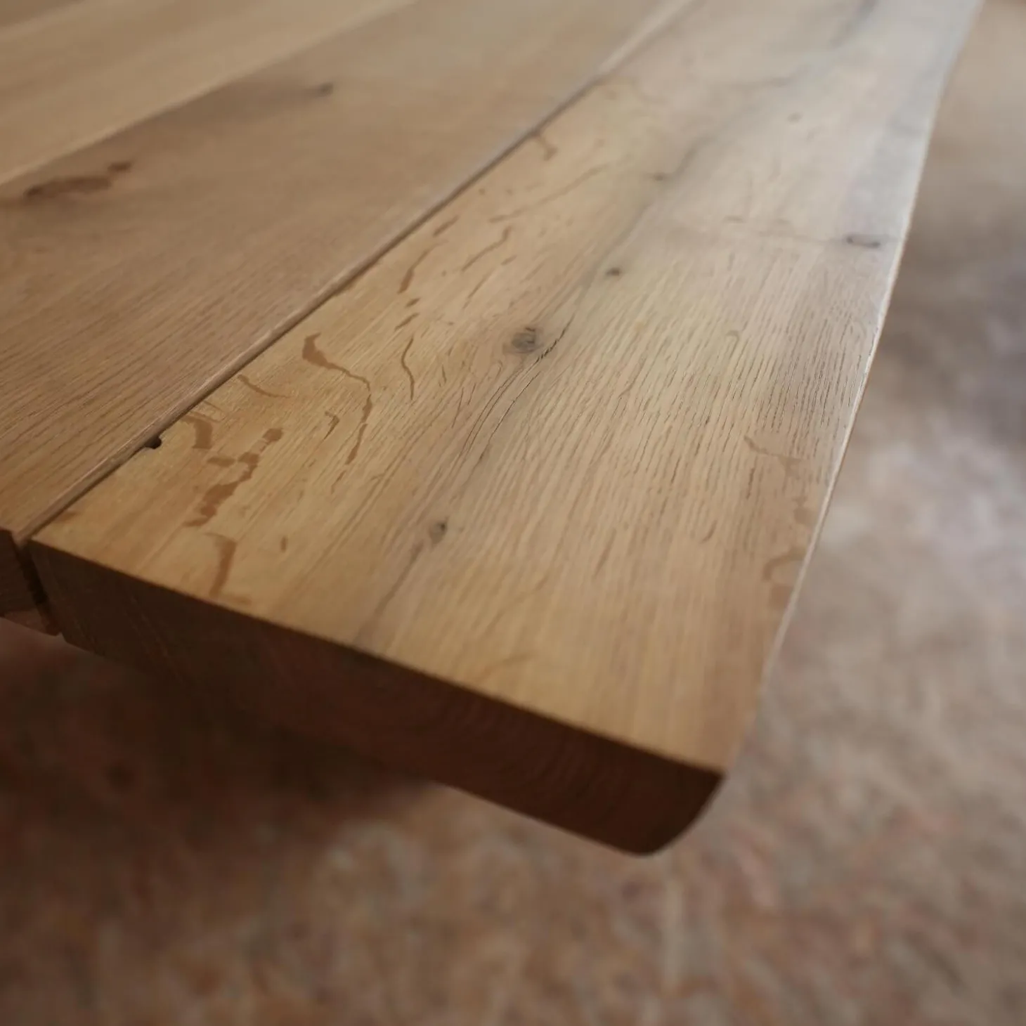 Esstisch Sky-Briccola SM Platte Gewachst Gestell In Rautenform Irondust Lackiert Anthrazitgrau