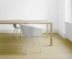 Esstisch Sloane Europäische Eiche Weiß Pigmentiert Gewachst Ohne Stühle