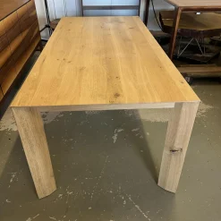 Esstisch SR 1 Light Knorrige Eiche Puro Geölt Äste Mit Zinn Ausgegossen Inklusive Auszug