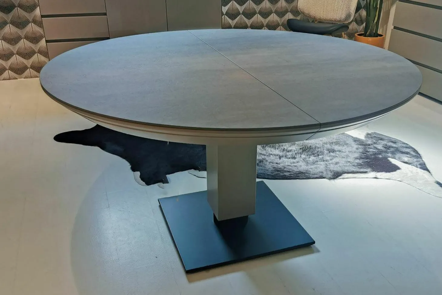 Esstisch Todo 6116 M60A Keramik Matt Rock Cemento Grigio Grau