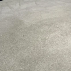 Esstisch Todo 6116 Platte Keramik Matt Rock Grigio Grau Säule Lack Matt Bodenplatte Metall Schwarz Tiefmatt Ausziehbar