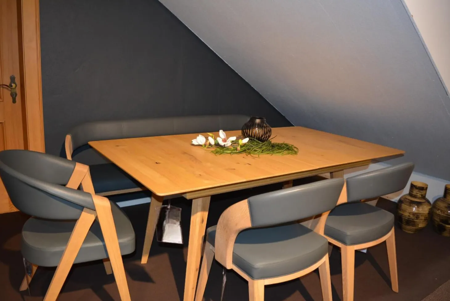 Esstisch V-Cube Wildeiche Rustiko