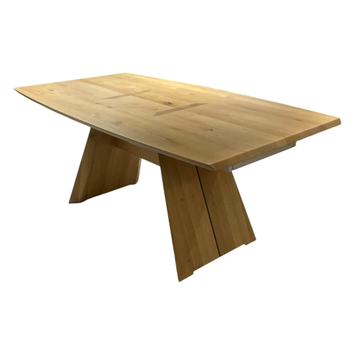 Esstisch V-Rock Living Alteiche Rustico Gebürstet mit Verlängerung