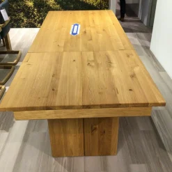 Esstisch Waldsee Wangenesstisch Asteiche Natur Gestellauszug Einhandtechnik