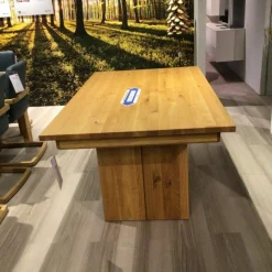 Esstisch Waldsee Wangenesstisch Asteiche Natur Gestellauszug Einhandtechnik