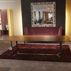 Esstisch Yoho Räuchereiche Lackiert Natur N101 Gestell RAL 7016 Anthrazitgrau