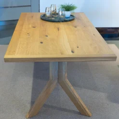 Esstisch YPS Eiche Wild Massiv Geölt