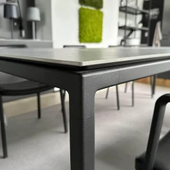 Esstischgruppe Large 972 Keramik Gestell Pulverbeschichteter Stahl Mit 6 Stühlen