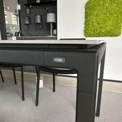 Esstischgruppe Large 972 Keramik Gestell Pulverbeschichteter Stahl Mit 6 Stühlen