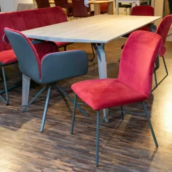 Esstischgruppe Mit Bank Und Stühle MR Nando Asteiche Natur