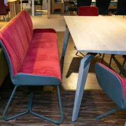 Esstischgruppe Mit Bank Und Stühle MR Nando Asteiche Natur