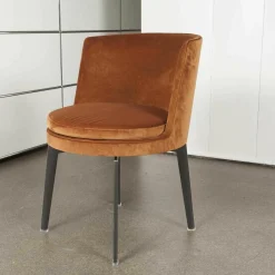 Esszimmerstuhl Feel Good Stoff Eldorado Orange