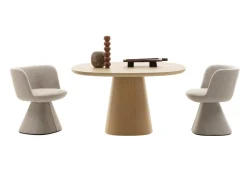 Esszimmerstuhl Flair O Stoff Rattier Edit Bastfarben Beige Innenrahmen Stahlrohre