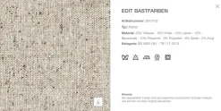 Esszimmerstuhl Flair O Stoff Rattier Edit Bastfarben Beige Innenrahmen Stahlrohre