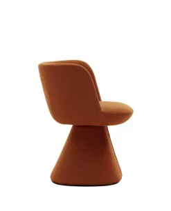 Esszimmerstuhl Flair O Stoff Satin Adria Orange Innenrahmen Stahlrohre Und Fließgepresstes Aluminium