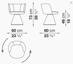 Esszimmerstuhl Flair O Stoff Rattier Sara Safran Rot Innenrahmen Stahlrohr