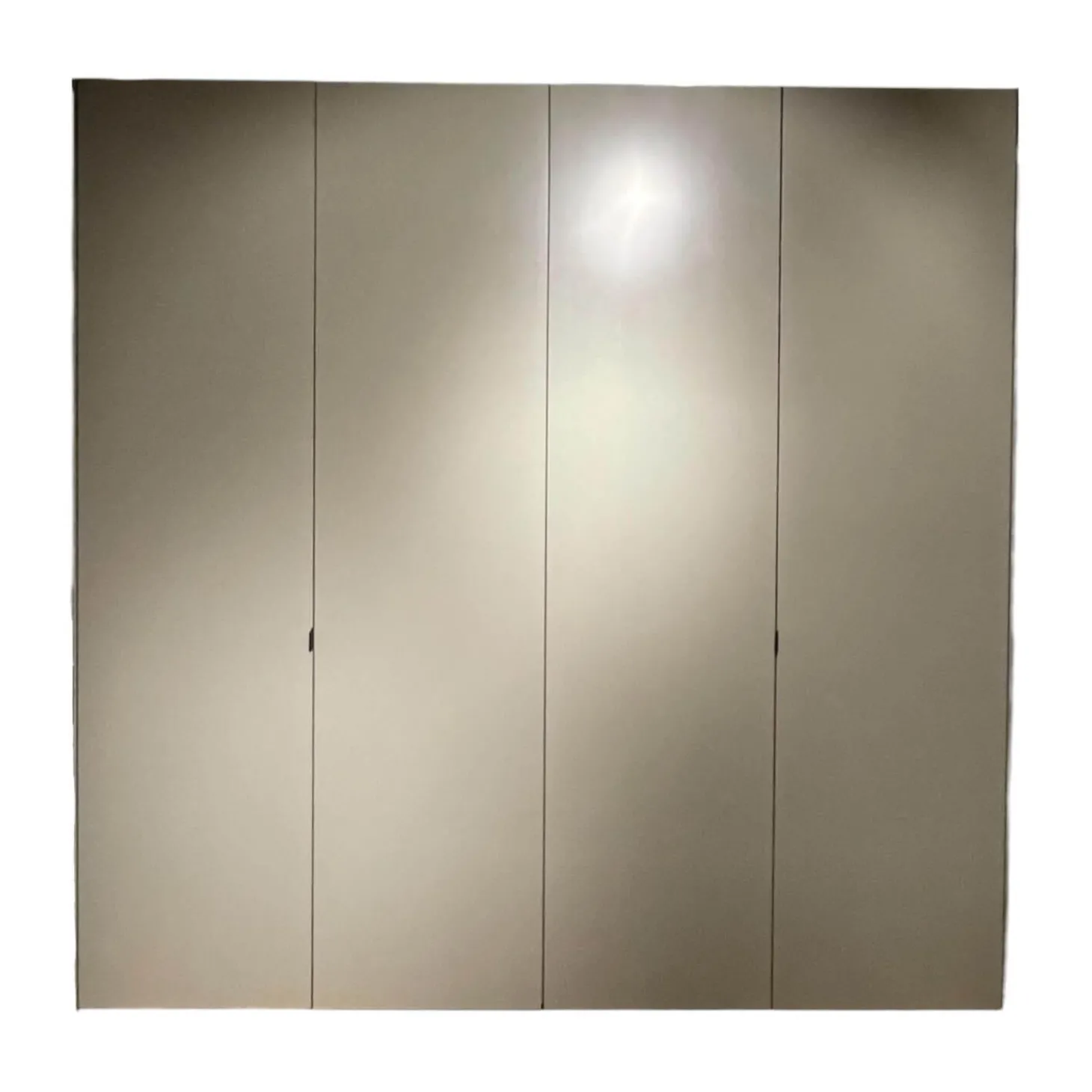 Falltürenkleiderschrank Collect Plus Lack M37 Manor Grün Braun Ledergriff Schwarz Inklusive Innenbeleuchtung