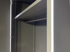 Falltürenkleiderschrank Collect Plus Lack M37 Manor Grün Braun Ledergriff Schwarz Inklusive Innenbeleuchtung