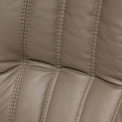 Fernsehsessel Kassel Bezug Leder 71 Torro Vulkan Braun Füße Rollen Kunststoff Schwarz