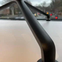 FK Schalensessel 6726-3GS Bezug Leder Rodeo Soft 1360 Black Drehgestell Schwarz Matt