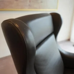 Funktionssessel Mama Mia Mit Hocker Leder Soft Grip 228 Dunkelbraun