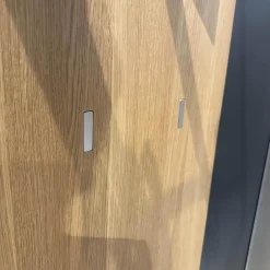 Garderobe Eiche Naturöl Und Glas Pearl Weiß Inklusive 4 Schuhfächer Aus Holz