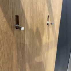 Garderobe Eiche Naturöl Und Glas Pearl Weiß Inklusive 4 Schuhfächer Aus Holz