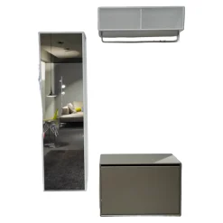 Garderobe Farbe New White Und Coffee Inklusive Spiegel