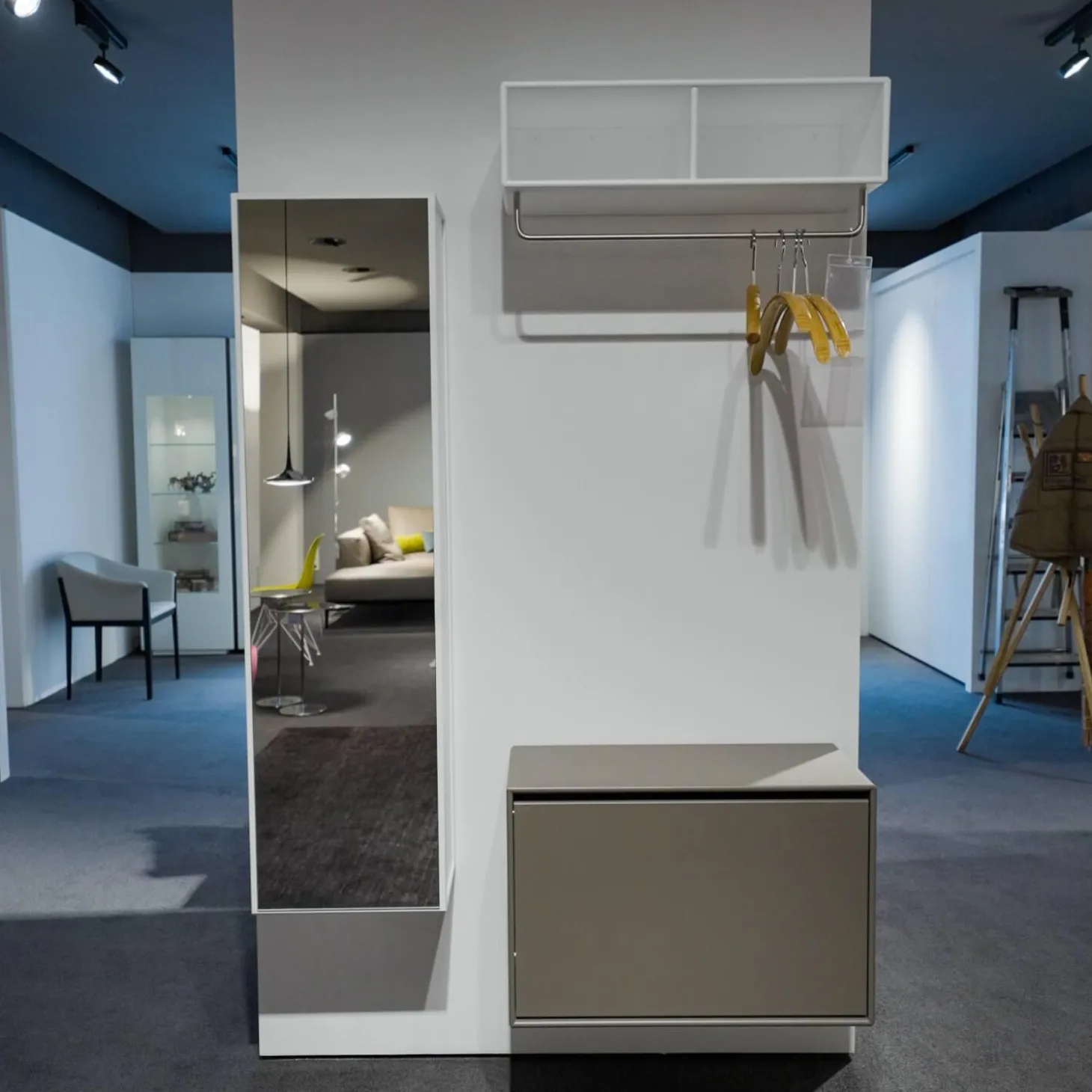 Garderobe Farbe New White Und Coffee Inklusive Spiegel