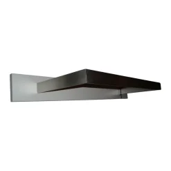 Garderobe Hesperide Lack Matt Asphalt Grau Mantelstange Edelstahl Gebürstet