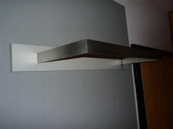 Garderobe Hesperide Lack Matt Asphalt Grau Mantelstange Edelstahl Gebürstet