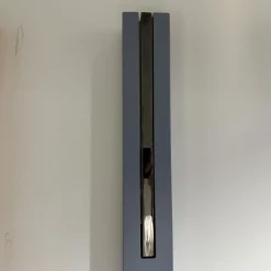 Garderobe Line VSC1730.47.90 Lack Eisblau 47 Haken Rauchchrom EZ