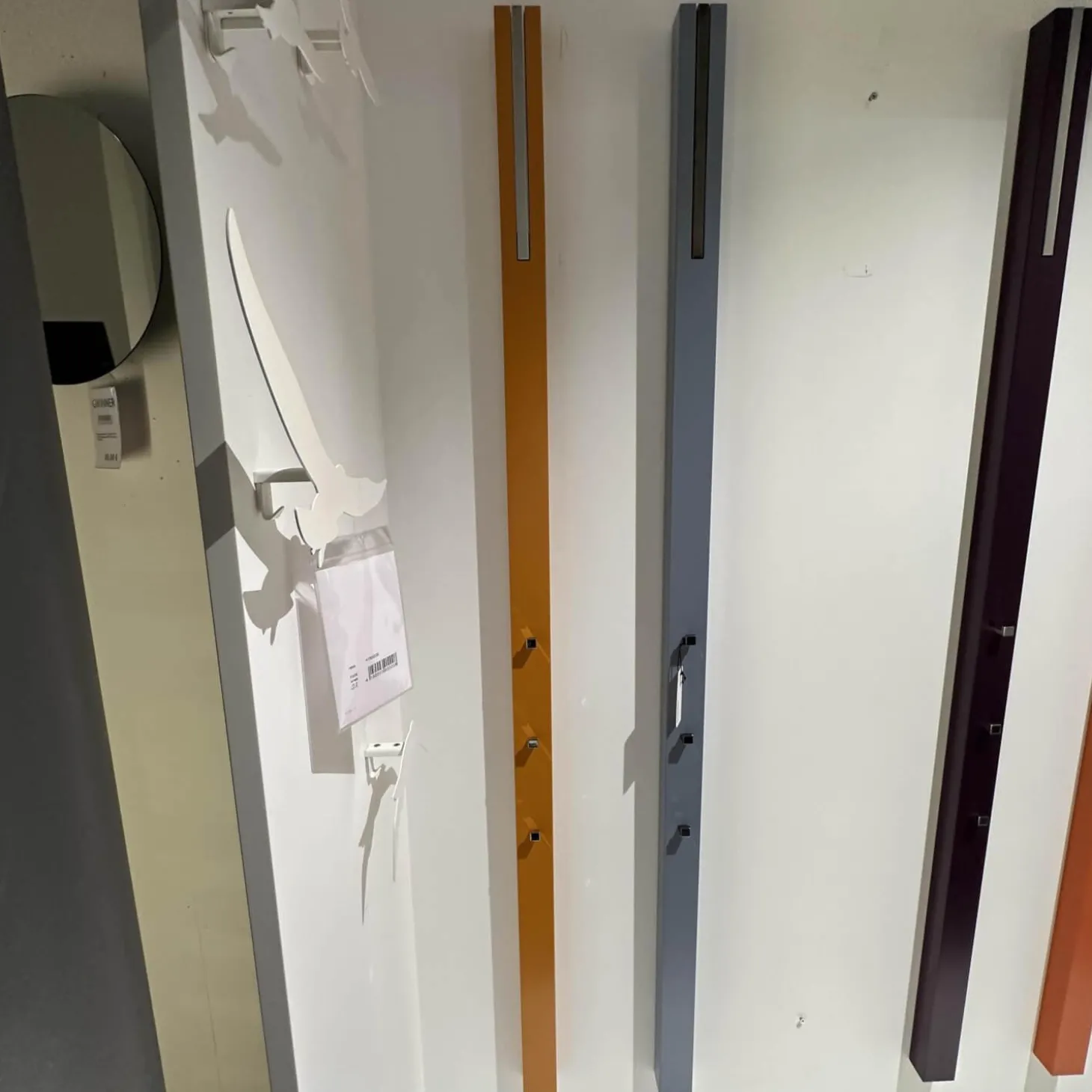 Garderobe Line VSC1730.48.90 Lack Feuer 47 Haken Chrom