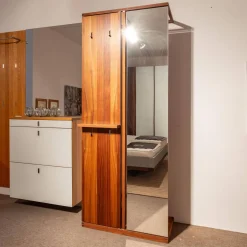 Garderobe Nussbaum Teilverdeckt 80x192