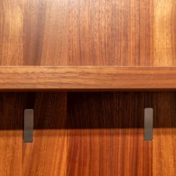 Garderobe Nussbaum Teilverdeckt 80x192