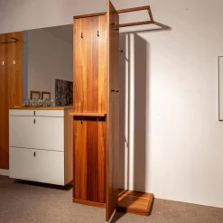 Garderobe Nussbaum Teilverdeckt 80x192