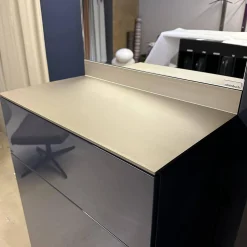 Garderobe S7 Lack Hochglanz Nachtblau 165 Blau Metalloberfläche Bronze Eloxiert 99 Inklusive Kleiderbügel