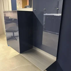 Garderobe S7 Lack Hochglanz Nachtblau 165 Blau Metalloberfläche Bronze Eloxiert 99 Inklusive Kleiderbügel