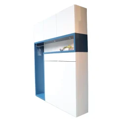 Garderobe Tando Glattlack BlĂŒtenweiĂ Mit Beleuchtung