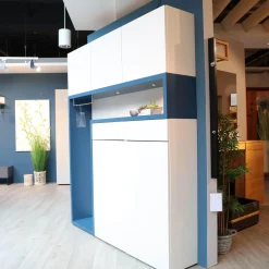 Garderobe Tando Glattlack Blütenweiß Mit Beleuchtung