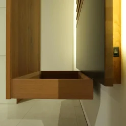 Garderobe V Organo Wildeiche Rustiko Inklusive Seitliche Beleuchtung Mit Schalter