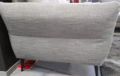 Garnitur 50023 Stoff Lavado Fresh Grau Füße M 20 Schwarz Matt