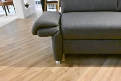 Garnitur 266 System 10 Bezug Stoff 0634 06 Grau Füße Aluminium F566 50 Ohne Kopfstütze Und Sofakissen