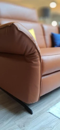 Garnitur Adora Leder Montana Cognac 2 Sofas