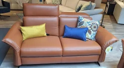 Garnitur Adora Leder Montana Cognac 2 Sofas