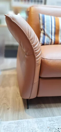 Garnitur Adora Leder Montana Cognac 2 Sofas