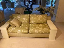 Garnitur Bridge Stoff 11 Grün Mischgewebe Armlehnen Lack Hochglanz 2 Sofas