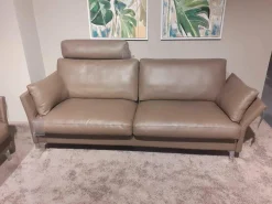 Garnitur CL 990 Leder 42 Fango 2 Sofas 1 Kopfstütze