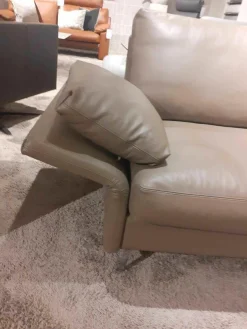 Garnitur CL 990 Leder 42 Fango 2 Sofas 1 Kopfstütze